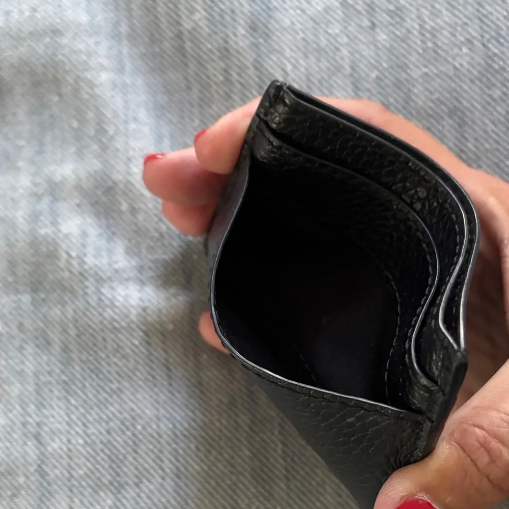 Marc Jacobs Black Leather Card Case - Picture 4 of 7